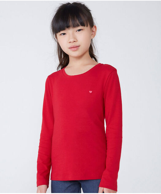 imagem do produto Blusa Bsica Infantil Menina Manga Longa Com Patch