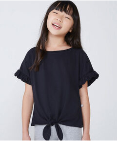 imagem de Blusa Preta Infantil Menina Manga Curta