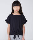 imagem do produto  Blusa Preta Infantil Menina Manga Curta