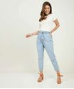 imagem do produto  Cala Mom Jeans Feminina Amarrao